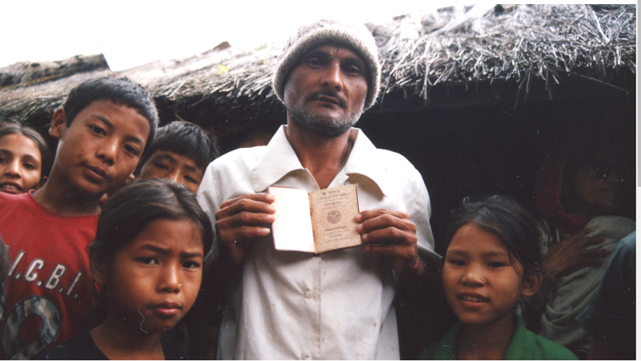 Figure 6: Bhutanese/ Nepalese refugees struggling for a citizenship card. Photo: Wikipedia